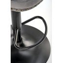 Стул барный HALMAR H117 серый/черный